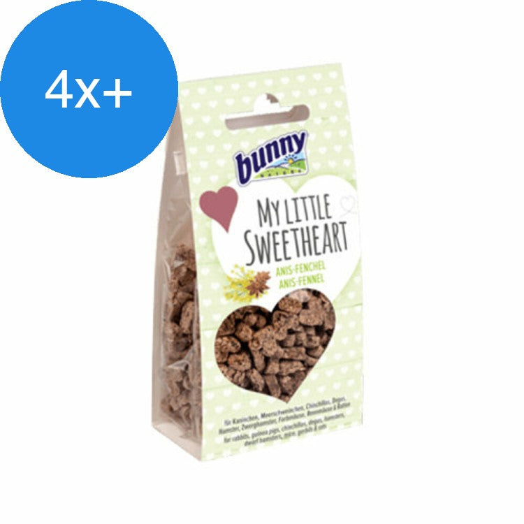 Bunny Nature - My Little Sweetheart Anijsvenkel - Knaagdierensnacks - 30g - Voordeelbundel