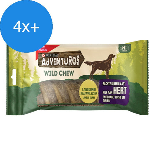 Adventuros - Wild Chew Medium - Hondensnacks - 200g - Voordeelbundel