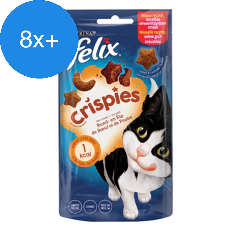 Felix - Crispies Rund & Kip - 48g - Voordeelbundel