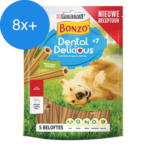 Bonzo - Dental Delicious Rund - 200g - Voordeelbundel