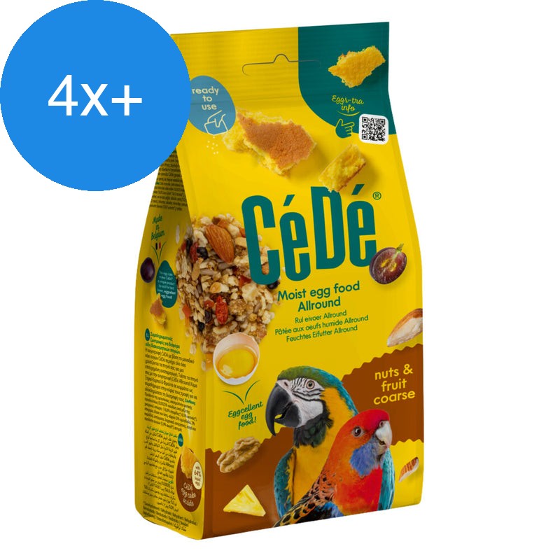 Cédé - Eivoer Rul Allround Noten & Fruit Grof 200 Gram - Voordeelbundel