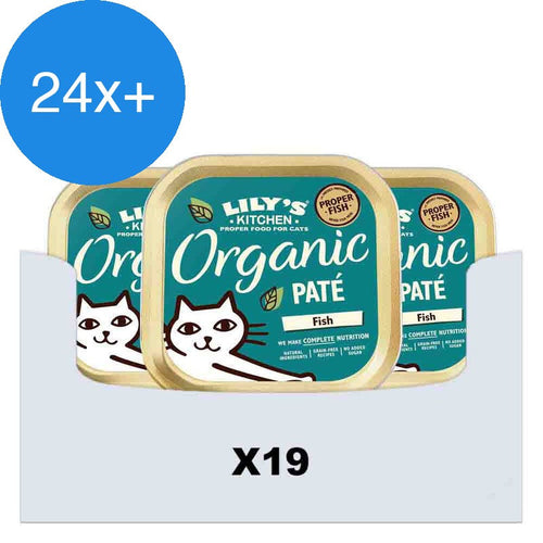 Lily's Kitchen - Biologisch Visdiner Voor Katten - 85 - Voordeelbundel