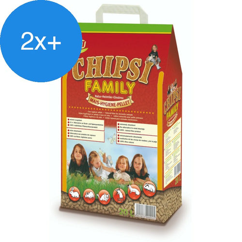 Chipsi - Family Bodembedekking - 20L - Voordeelbundel