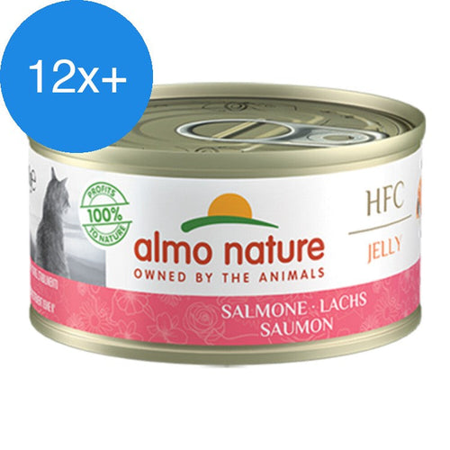 Almo Nature - HFC Jelly - Kattenvoer - Zalm - 70g - Voordeelbundel