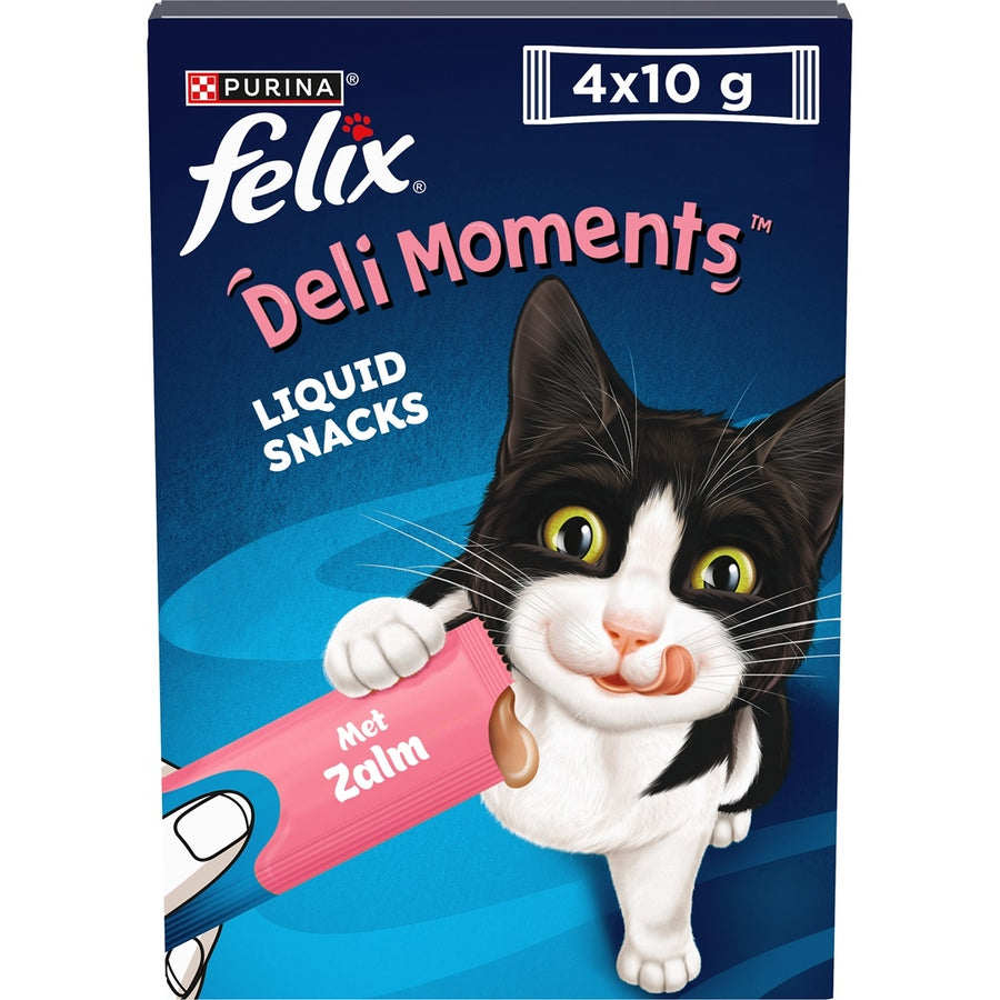 Felix - Flx deli moments liquid zalm 4x10g Malanico