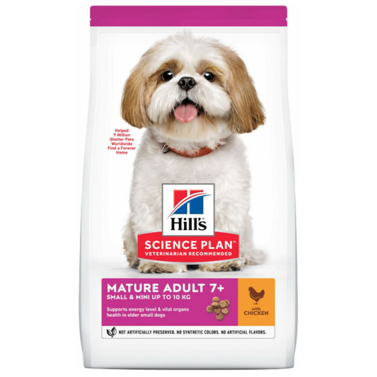 Hill's Canine - Science Plan - Hondenvoer - Mature 7+ Adult - Small & Mini - Kip