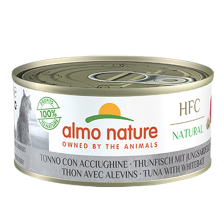 Almo Nature - HFC Natural - Katzenfutter - Thunfisch &amp; Sardelle - 150g