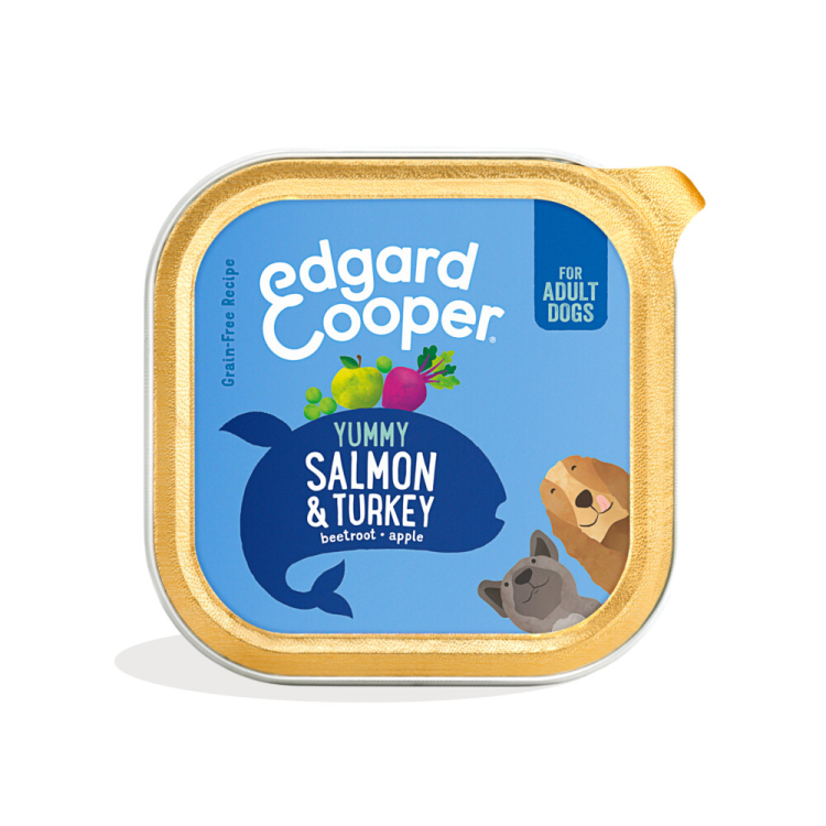Edgard & Cooper - Kuipje - Vers Vlees - Zalm & Kalkoen - 150g