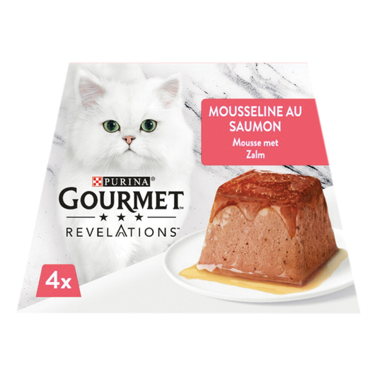 Gourmet - Revelations Mousse Lachs - Katzenfutter - 4x57g