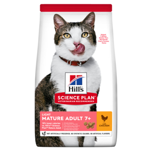 Hill's - Science Plan - Kattenvoer - Mature 7+ - Light - Kip - 1,5kg