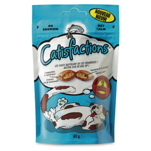 Catisfactions - Kattensnoepjes - Zalm - 60g