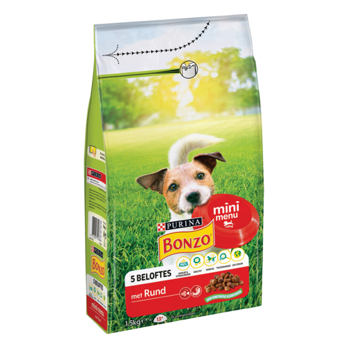 Bonzo - Trockenfutter Minimenü Rind - 1,5kg