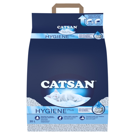Catsan - Hygiene Plus - Katzenstreu - 20 Liter