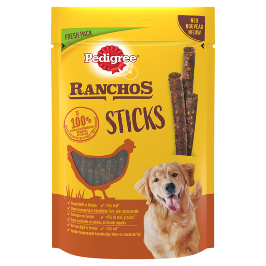 Pedigree - Ranchos Sticks Kip - Hondensnacks - 60g