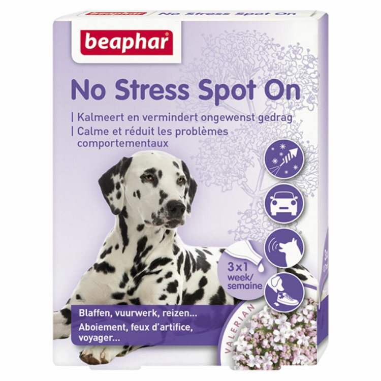 Beaphar - No Stress Spot-On Dog - 3 Pipetten
