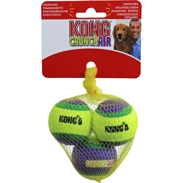 Kong - Crunchair - Bal - 3 stuks - Small