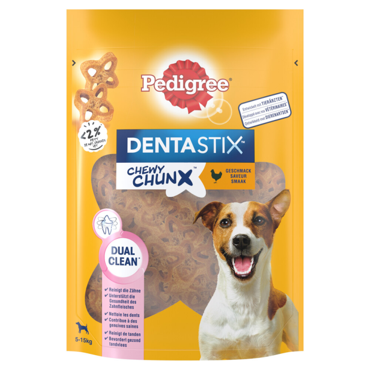 Pedigree - Dentastix Chewy Chunx Mini Chicken - Hundesnacks - 68g