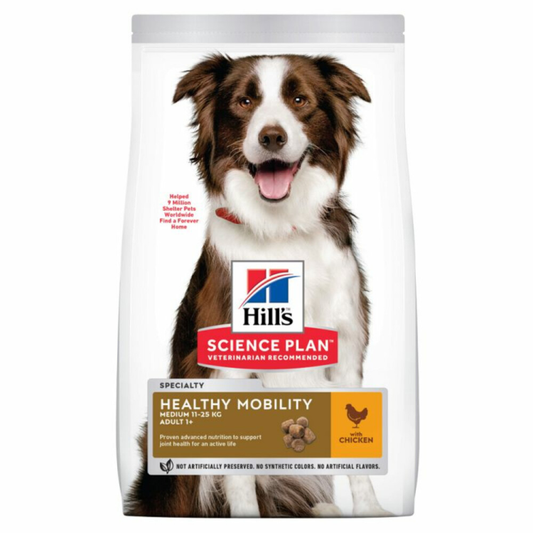 Hill's Canine - Science Plan - Hondenvoer - Adult Healthy Mobility - Medium - Kip - 12 kg