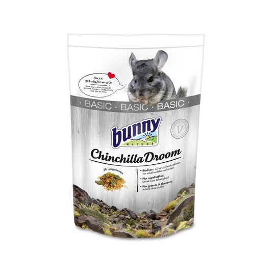Bunny Nature - Chinchilladroom Basic - Chinchillavoer - 1.2kg