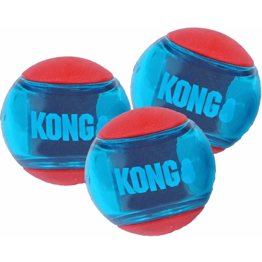 Kong - Squeezzz Action - Bal - 3 stuks