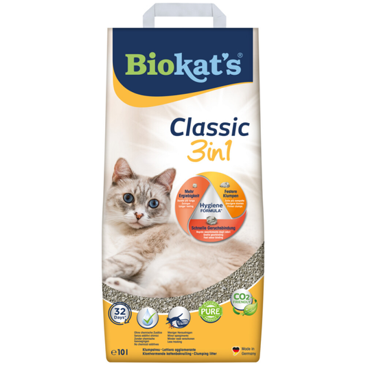 Biokat's - Classic 3in1 - Kattenbakvulling - 10L