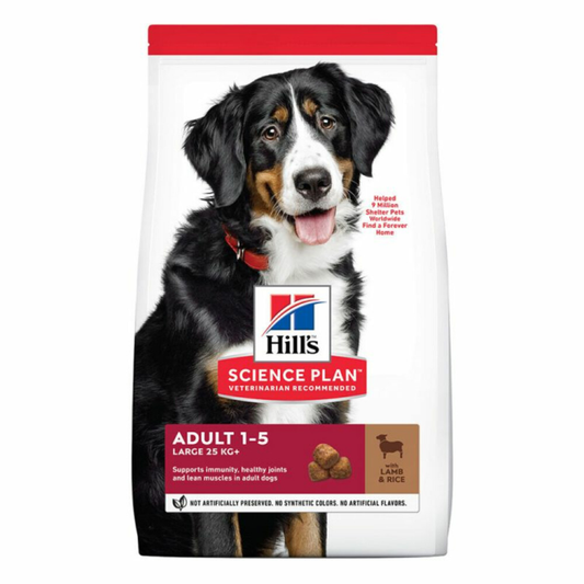 Hill's Canine - Science Plan - Hundefutter - Adult - Groß - Lamm &amp; Reis