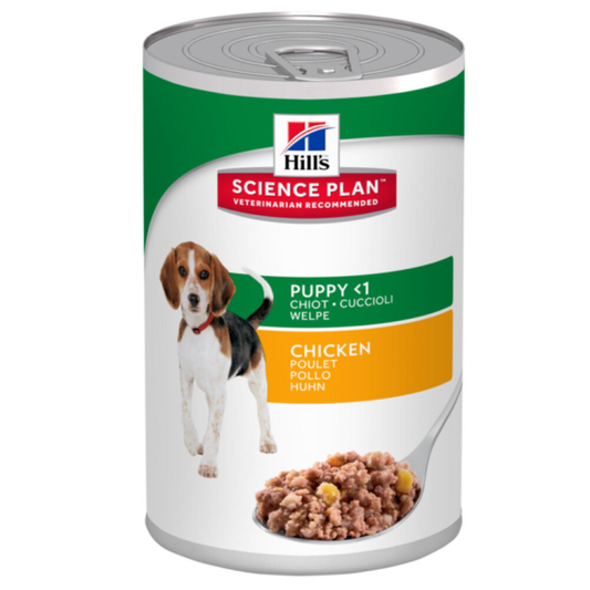Hill's Canine - Science Plan - Hondenvoer - Blik - Puppy - Kip - 370g