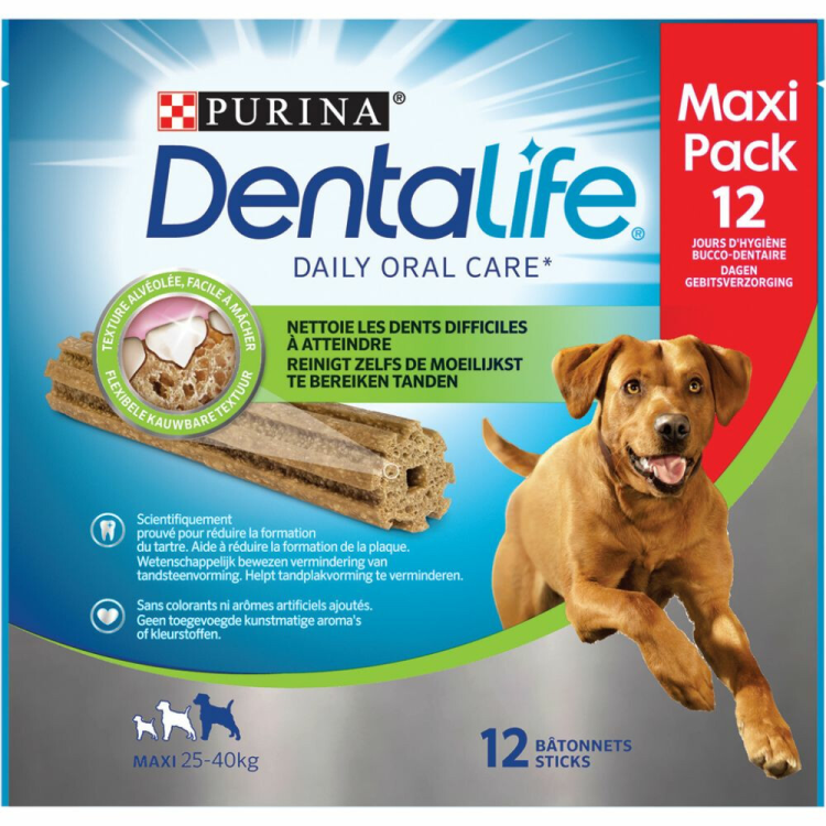 DentaLife Kausticks Große Treuepackung 25-40kg - 12 Stück