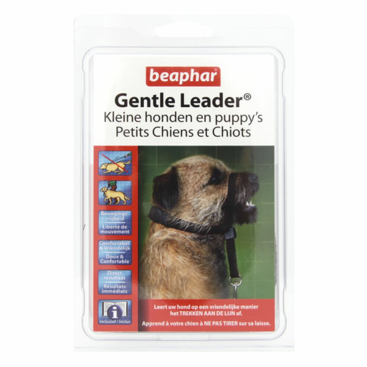 Beaphar - Gentle Leader Zwart - Maat S