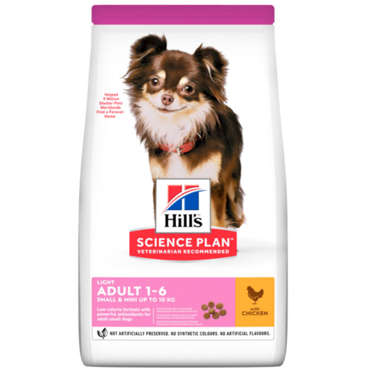 Hill's Canine - Science Plan - Hundefutter - Adult Light - Small &amp; Mini - Huhn - 1,5 kg