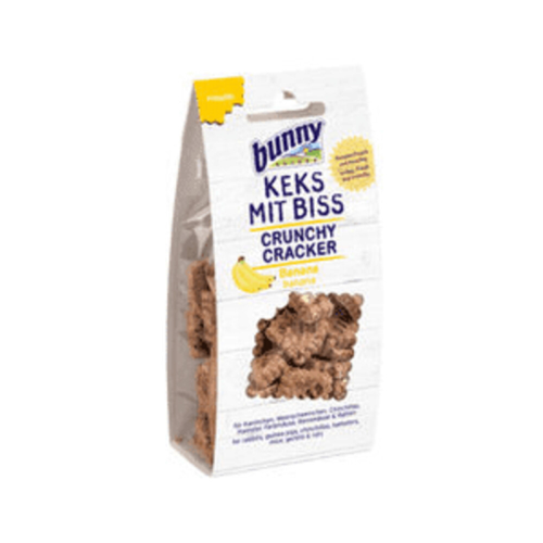 Bunny Nature – Knuspriger Bananen-Cracker – Nager-Snacks – 50 g