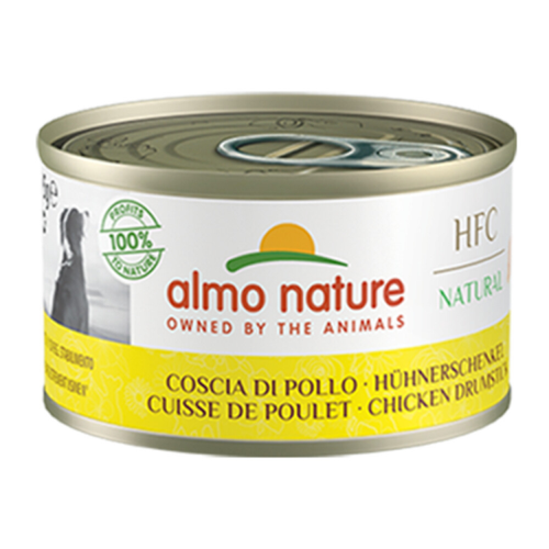 Almo Nature - HFC Natural - Hundefutter - Hähnchenschenkelfleisch - 95g
