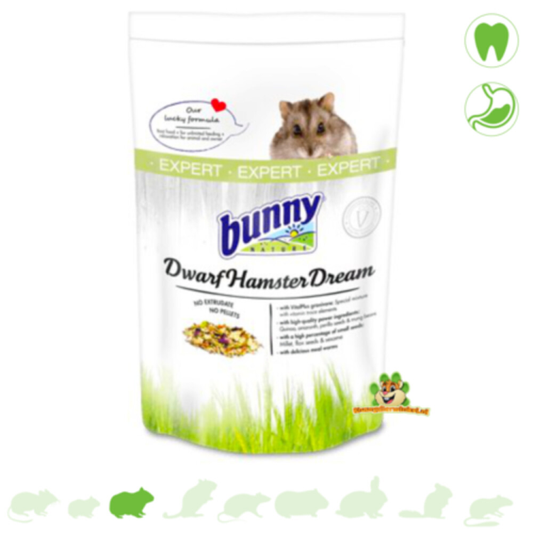 Bunny Nature - Dwerghamsterdroom Expert - Hamstervoer - 500g
