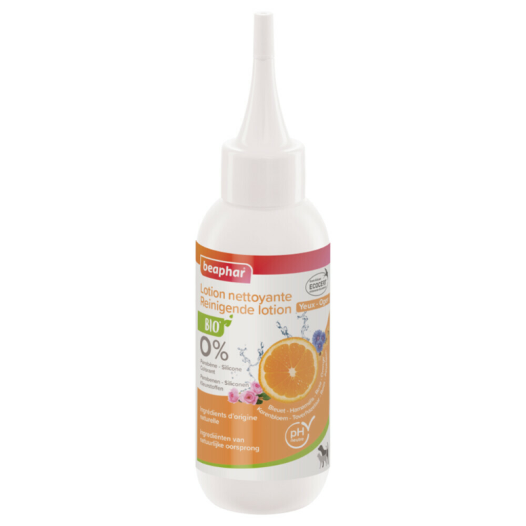 Beaphar - Bio-Reinigungslotion für die Augen - 100 ml