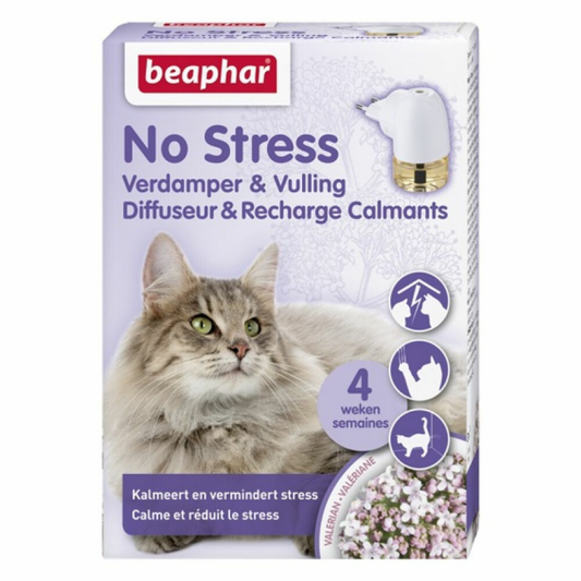 Beaphar - No Stress Verdamper + Navulling - Katten - 30ml