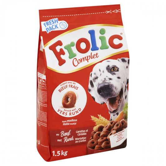 Frolic - Trockenes Rindfleisch - 1,5 kg