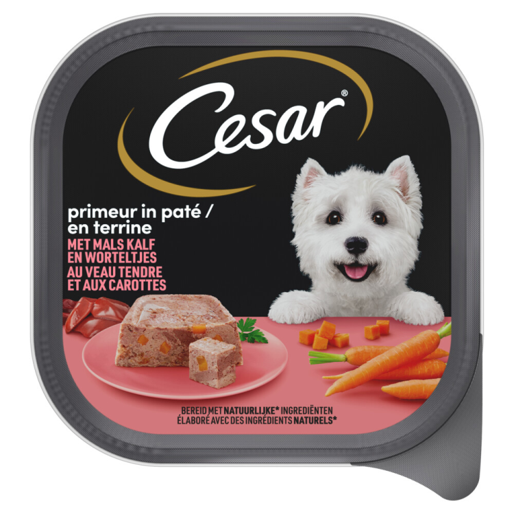 Cesar - Primeur Kalf & Worteltjes in Paté - 300g