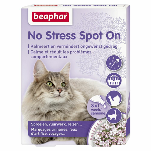 Beaphar - No Stress Spot-On Cat - 3 pipettes