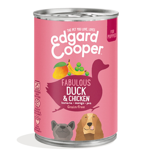 Edgard & Cooper - Tin - Fresh Meat - Puppy - Duck & Chicken - 400g