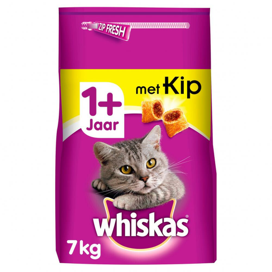 Whiskas - Droog Adult Kip - Kattenvoer - 7kg