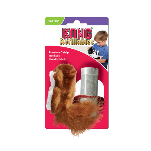 Kong - Catnip Squirrel Refillable - 5cm