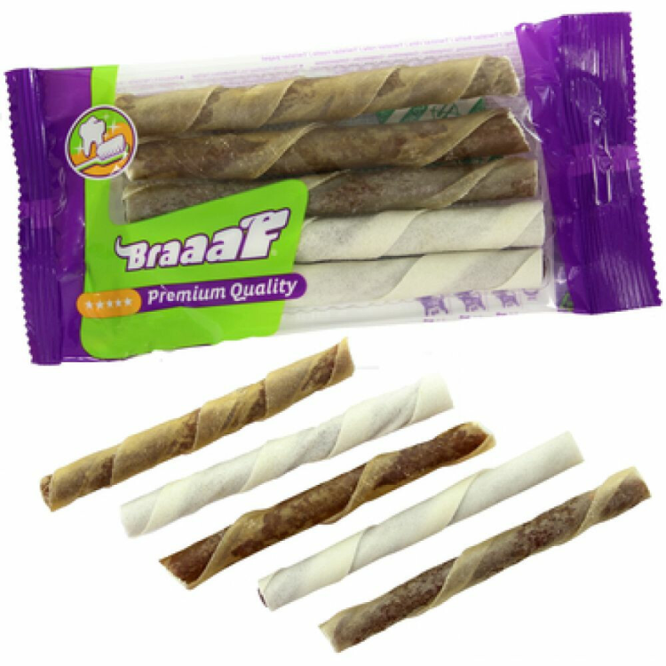 Braaaf - Twister Rolls - Hundesnack - 5 Stück