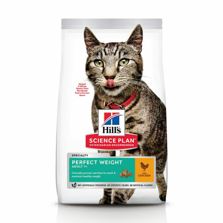 Hill's - Science Plan - Cat food - Adult - Perfect Weight - Chicken - 1.5 kg