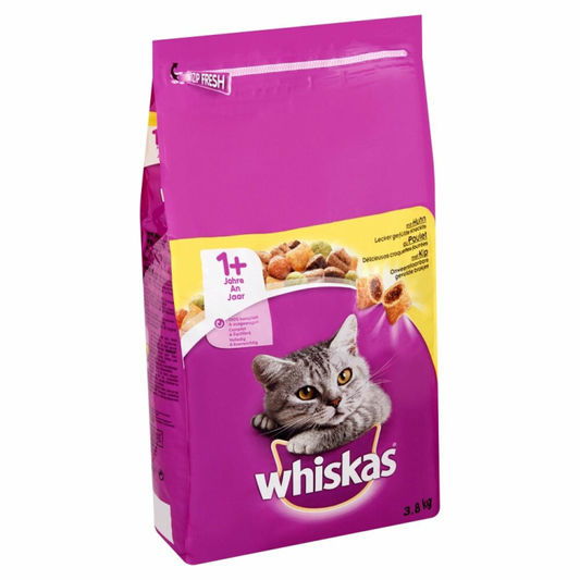 Whiskas - Katzenfutter Adult Huhn - Katzenfutter - 3,8kg