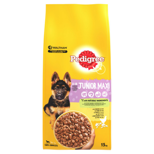 Pedigree - Vital Dry Maxi Junior Huhn &amp; Reis - Hundefutter - 15kg