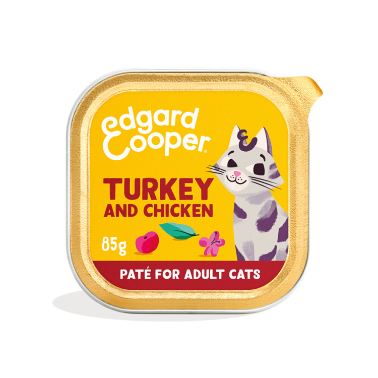 Edgard &amp; Cooper - Katzenfutter - Adult - Huhn &amp; Truthahn in Pastete - 85g
