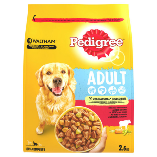 Pedigree Vital - Trockenfutter Adult Rind - Hundefutter - 2,6kg