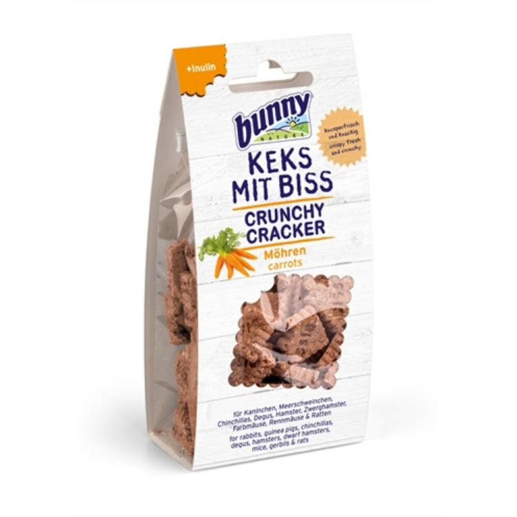 Bunny Nature - Crunchy Cracker Wortel - Knaagdierensnacks - 50g