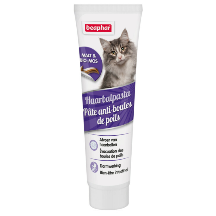 Beaphar - Hairball Paste Malt Duo Active - 100g