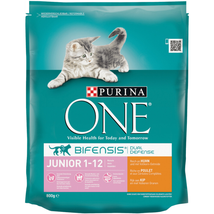 Purina One - Junior Chicken - Cat food - 800g